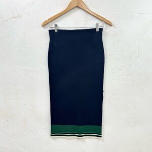 Scotch & Soda Maison Scotch Ribbed Knit Pencil Skirt